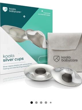 Silver nursing shields